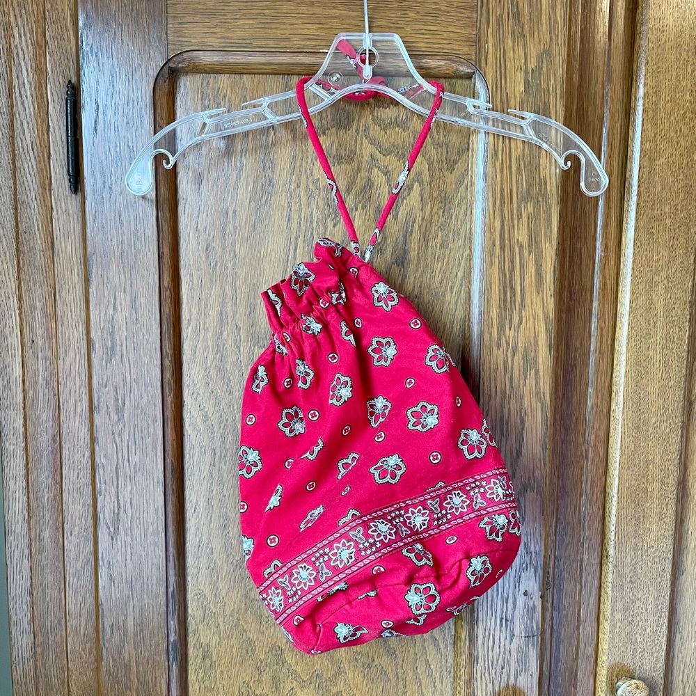 Vera Bradley ditty bag in vintage Red Bandana